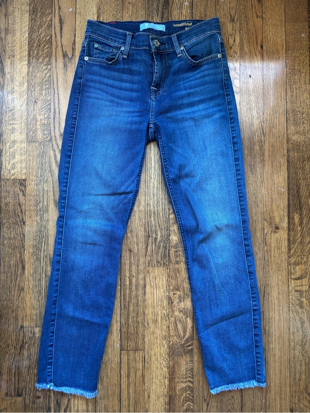 7 For All Mankind Roxanne Ankle Stretchy Size 24